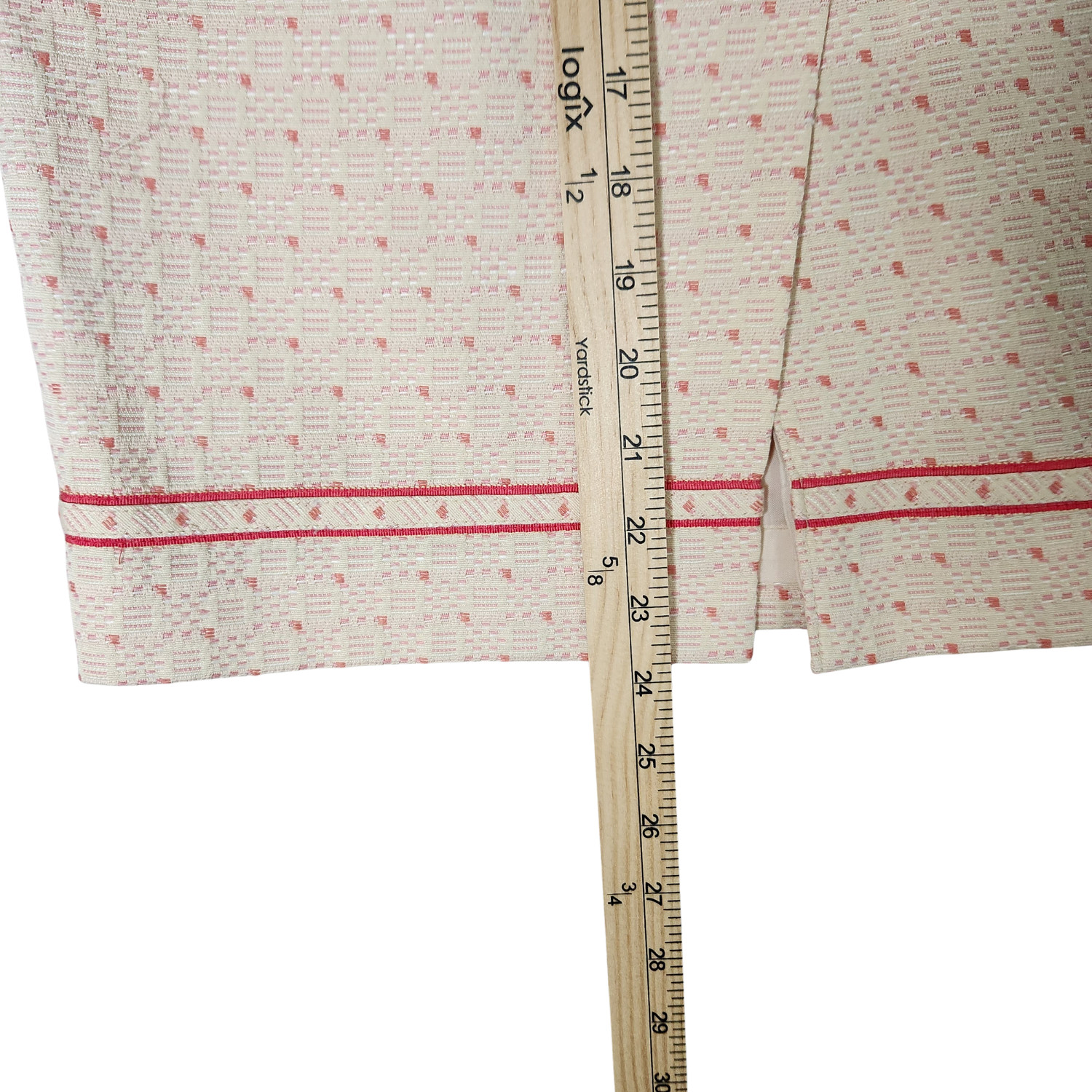Nipon Boutique Brocade Skirt Jacket Suit Vintage Designer 2 Piece Pink Womens 6