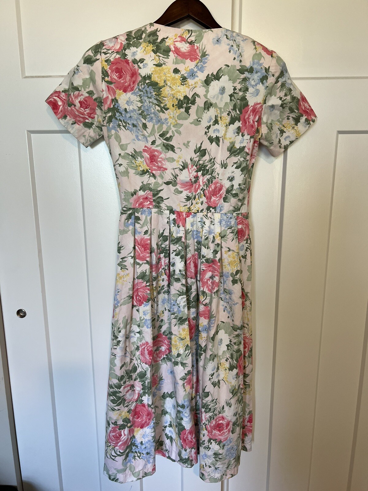 Vintage Sara Campbell Petites Dress Size 4 Floral Cottagecore Coquette Floral