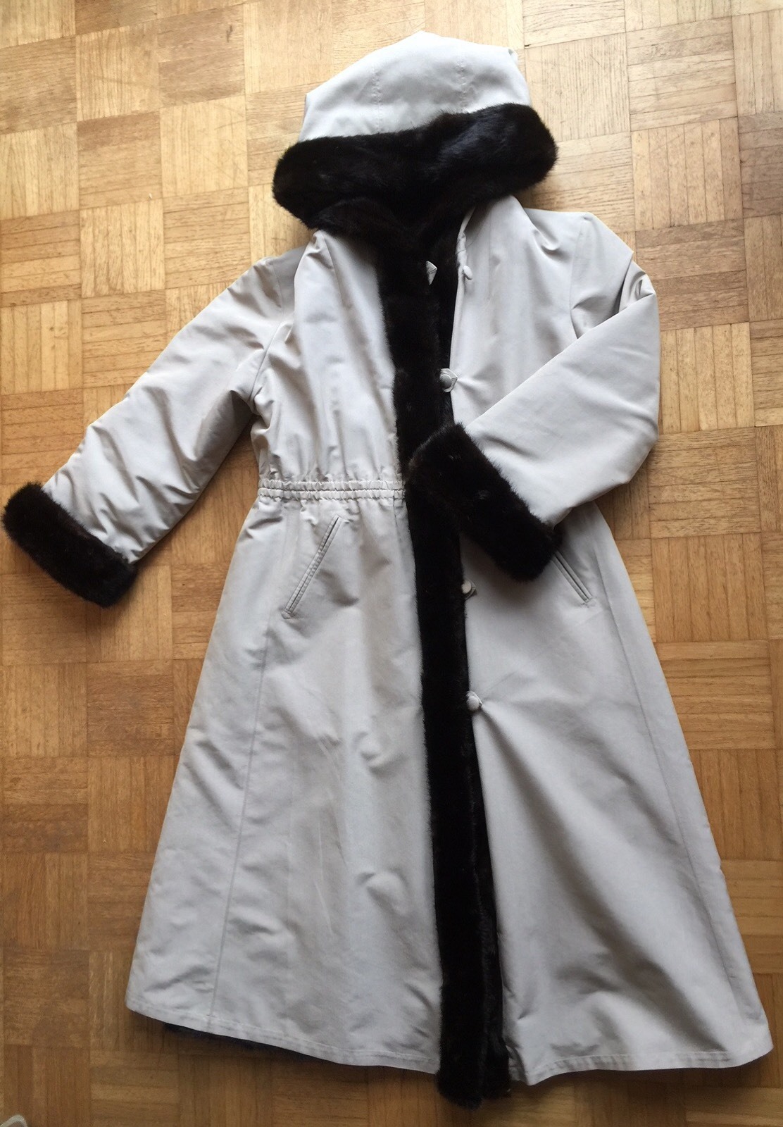 Vintage Mink Coat Mink Coat Saga Finland Indoor+Outdoor Wearable Hood 36