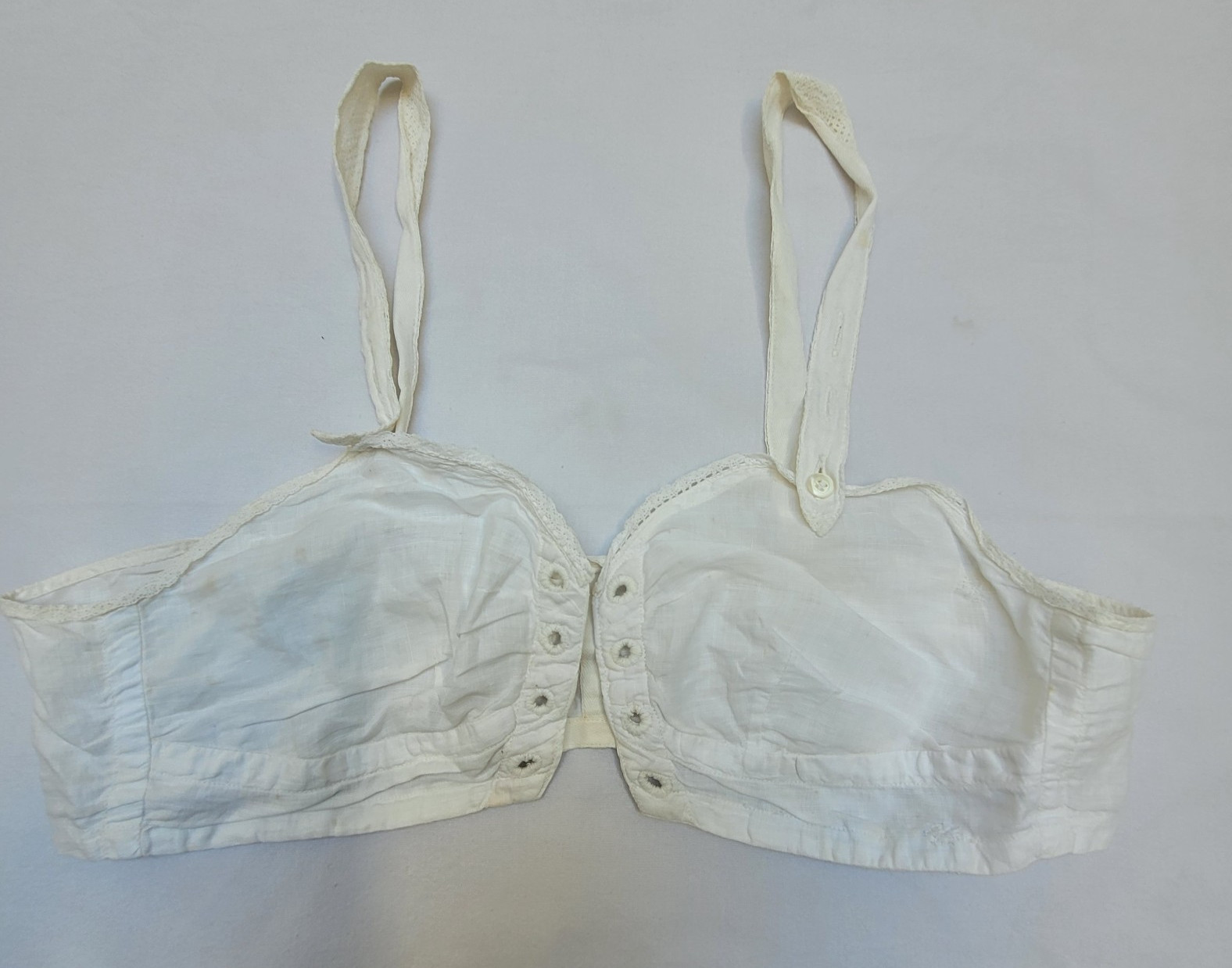 Rare German Cotton Bra „Kleanthis” Label Deutsches Reichs Patent 1910 1920