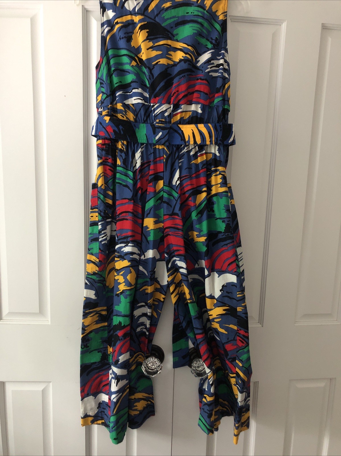 Vintage Yves Saint Laurent France 1980’s Cotton Jumpsuit Romper EU 34 USA XS