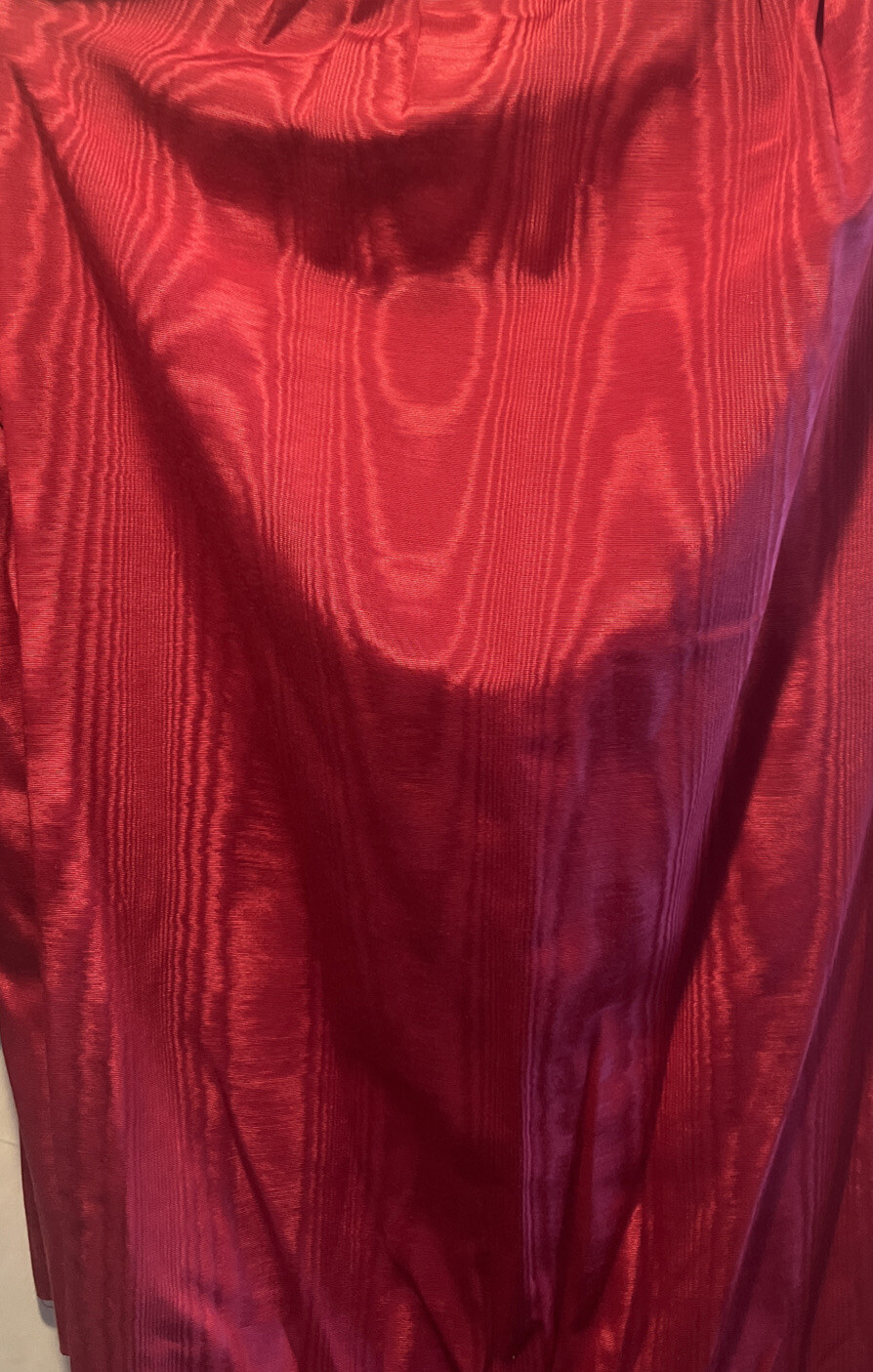 Vintage Watters and Watters Pink Formal Skirt Top Set Peplum Short Sleeve Sz 10