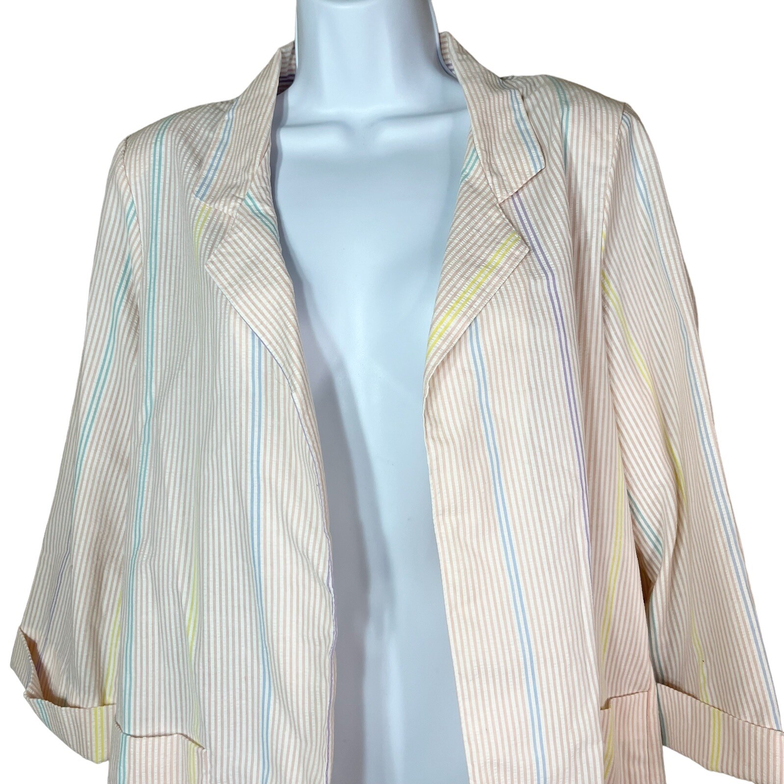 Vintage 80’s Pastel Stripe Blazer