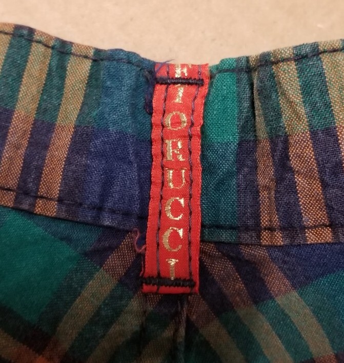 RARE Vtg 80s FIORUCCI Plaid Pants US 30-31 Punk Designer Italy Retro Grunge 70s