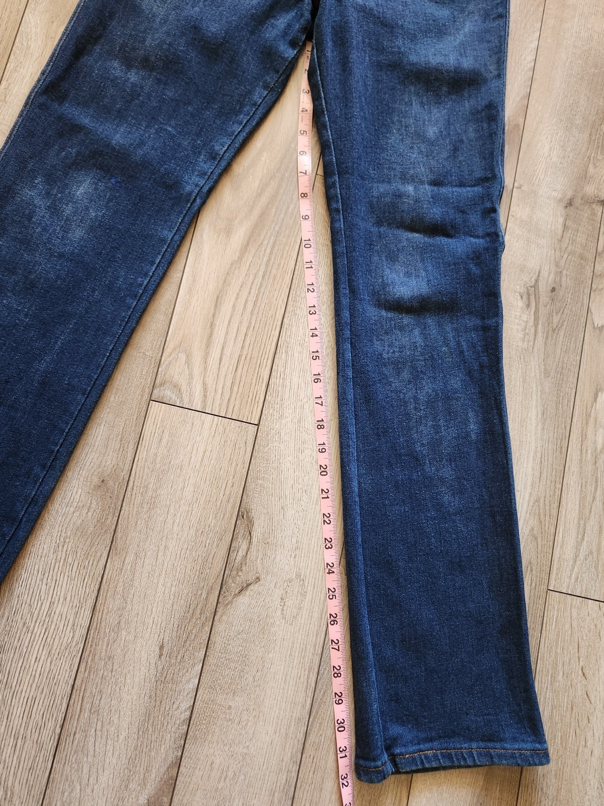 Vintage Levi’s White Patch Big E Women’s Jeans 26×35 High Waisted Mom Jeans 60’s