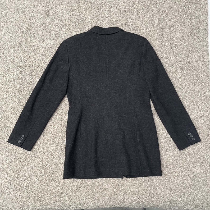 Vintage Pendleton Women’s Black Wool Double Breasted Blazer USA Vintage 12 Tall