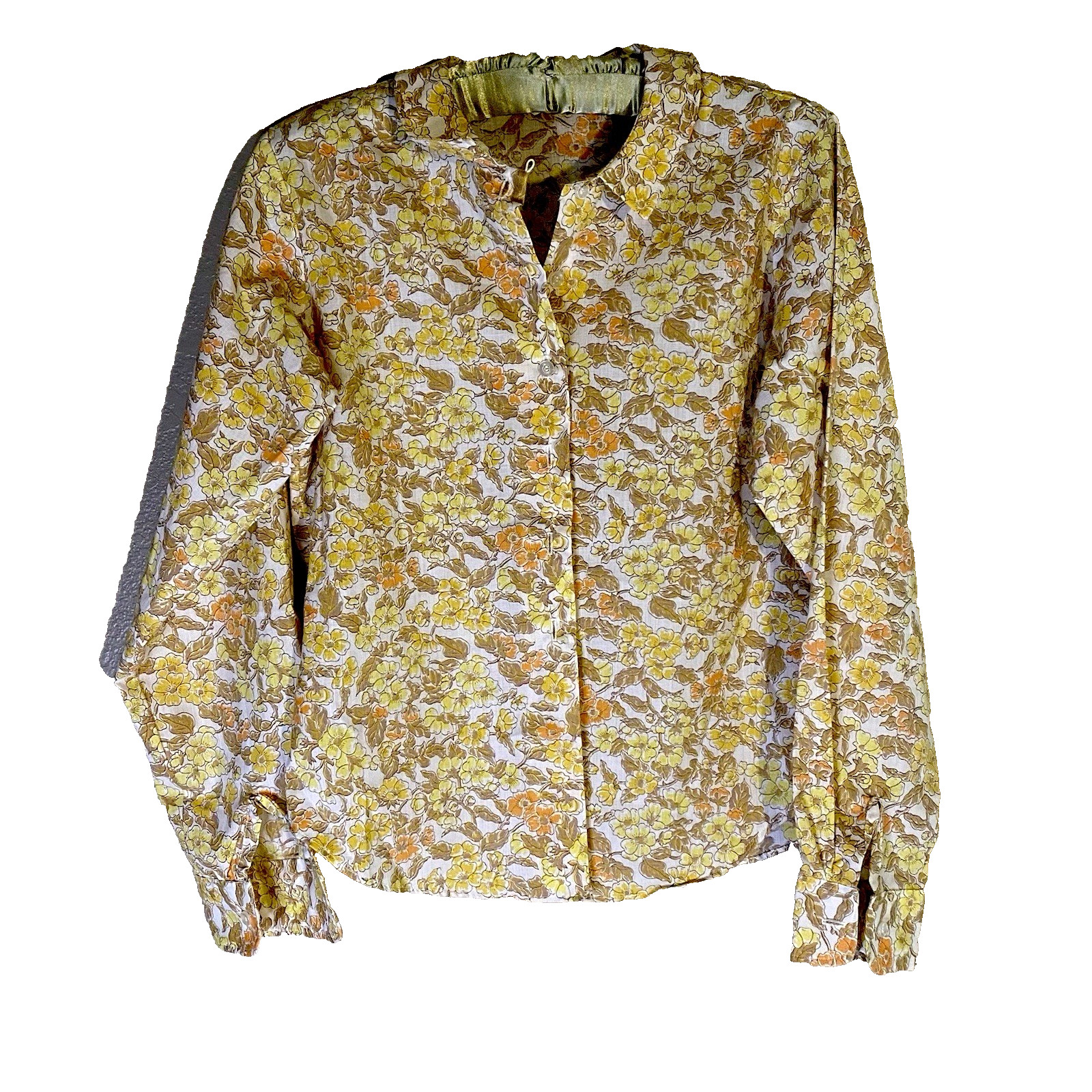 Vintage Judy Bond Women’s 14-34 Long Sleeve Button Up with Original Store Tag