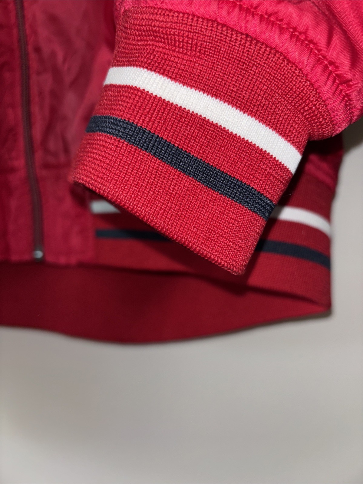 Vintage NY Classics Sports New York City Women’s Bomber Jacket Sz L 80s 90s EUC
