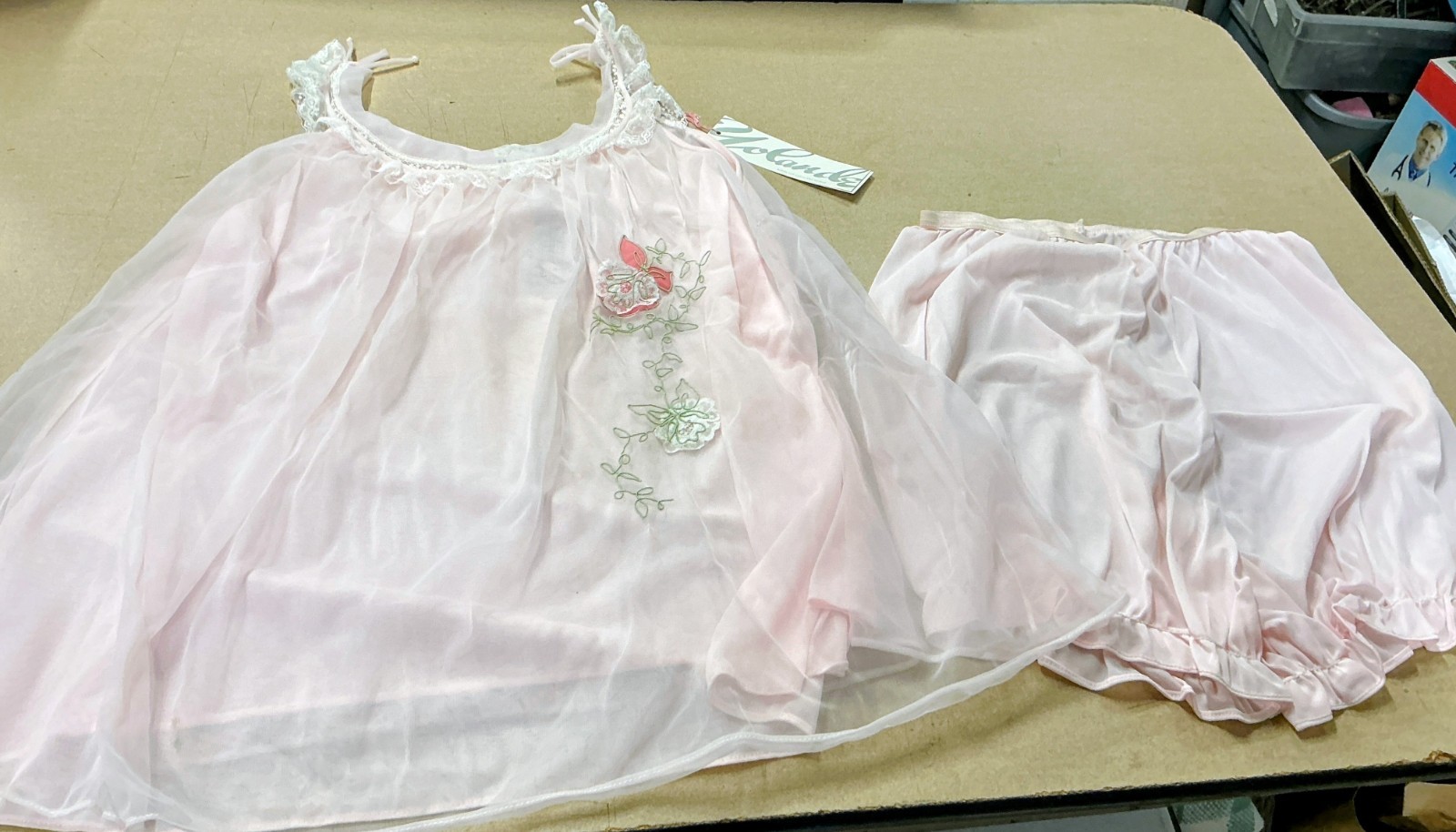 Yolande Baby Doll Lingerie New With Tags 1950/60s Size Medium