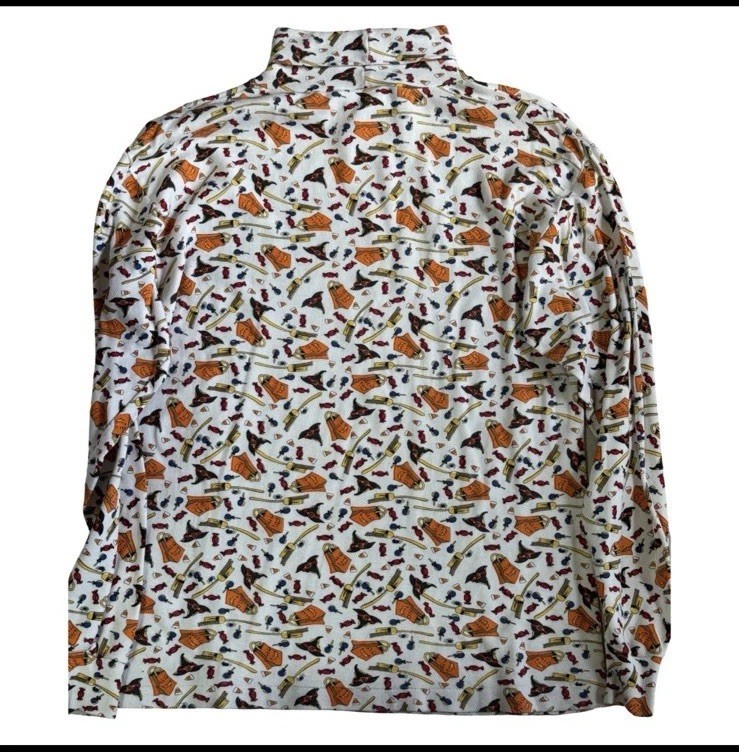 Vintage 90s The Eagle’s Eye Halloween Turtleneck M | Pumpkin Witch Candy Print