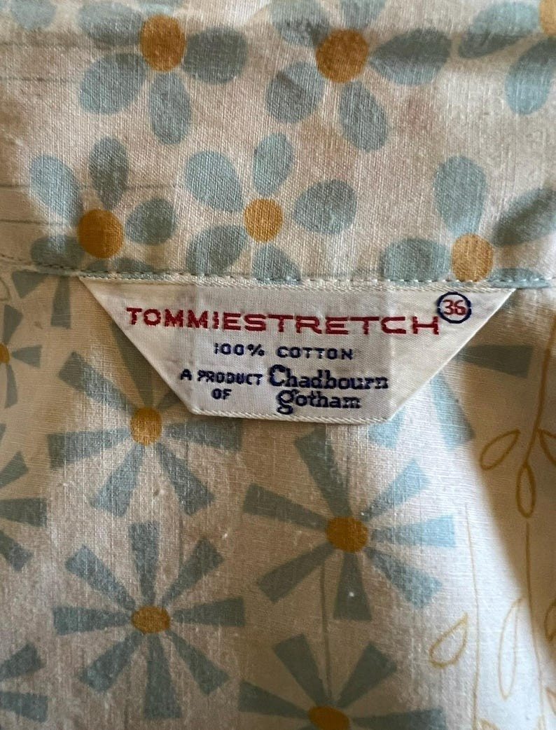 1950’s Rare Large Size Vintage 100% Cotton Lounging PJ’s