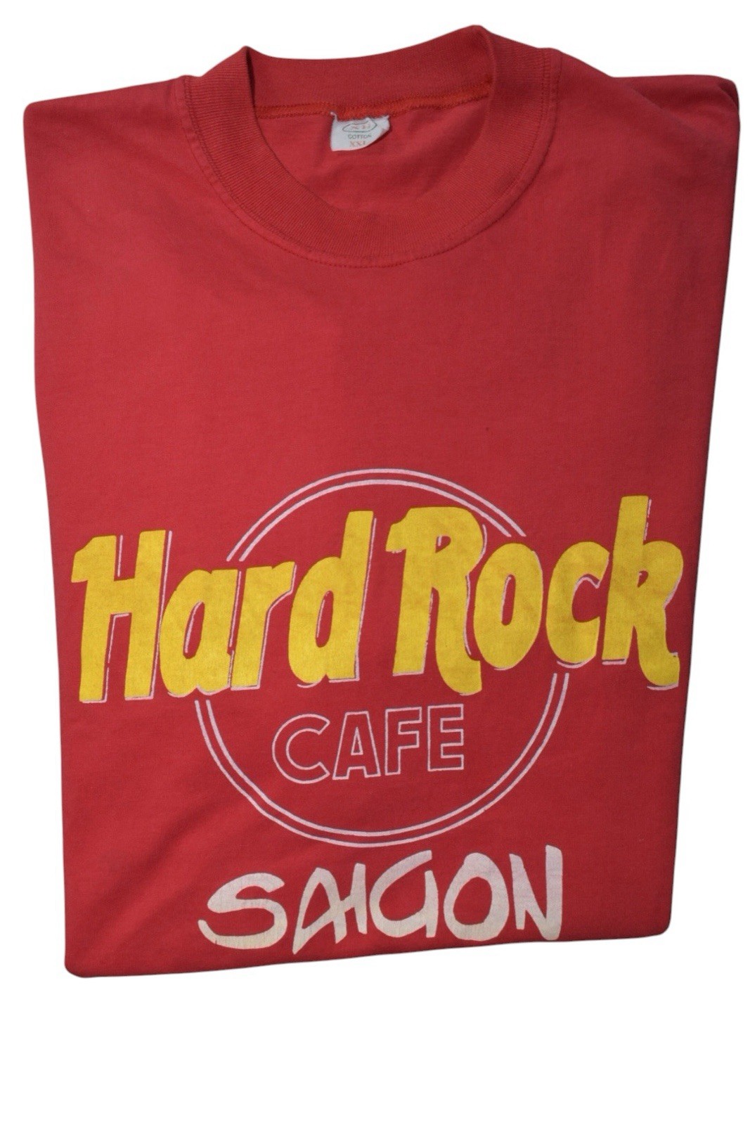 Vintage Hard Rock Cafe Saigon Vietnam T Shirt Red Graphic Cotton XXL #1627
