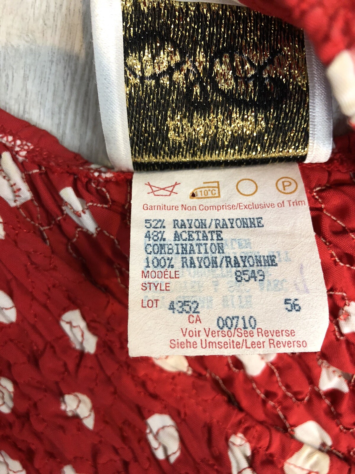 Vtg CREATIONS JOSEPH RIBKOFF red white dots Romper Dress ,shorts – Size 10