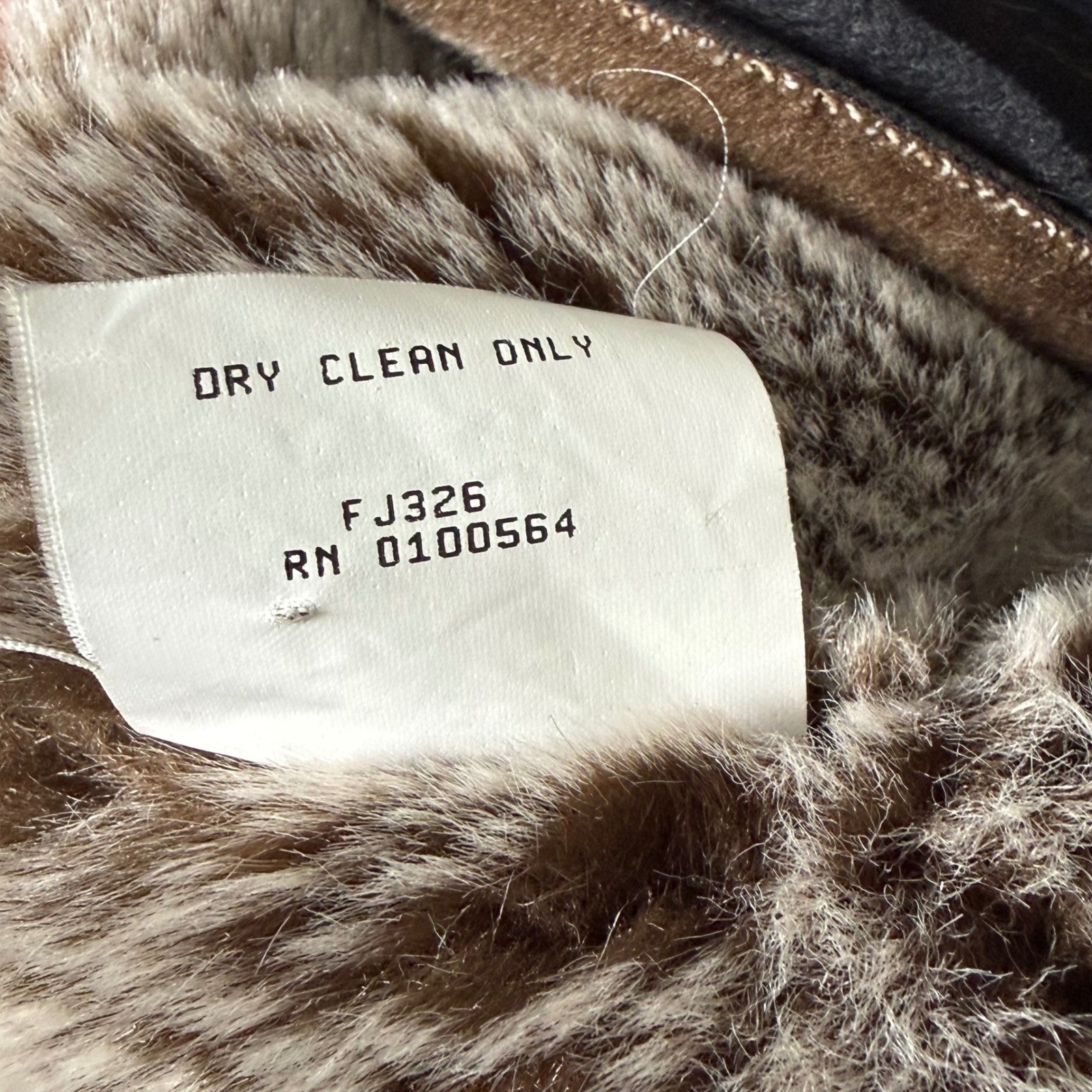 Fjall Penny Lane Faux Shearling Coat Women Large Brown Sherpa Toggle USA Y2K