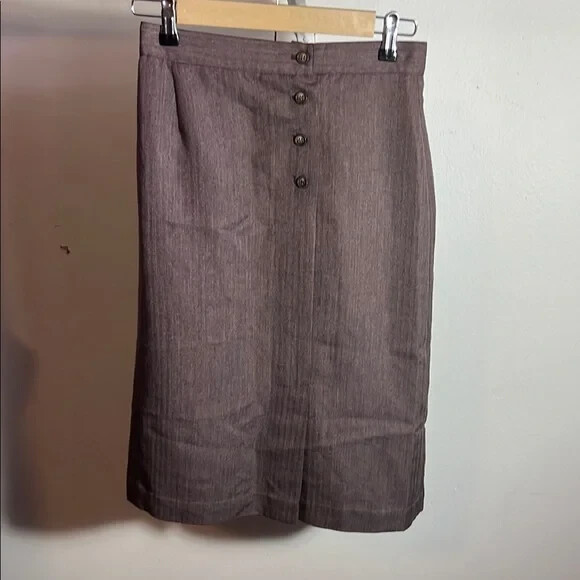 Vintage VTG i.d. Ship’n Shore 80s 90s A-Line Knee Length Midi Pencil Skirt 9/10