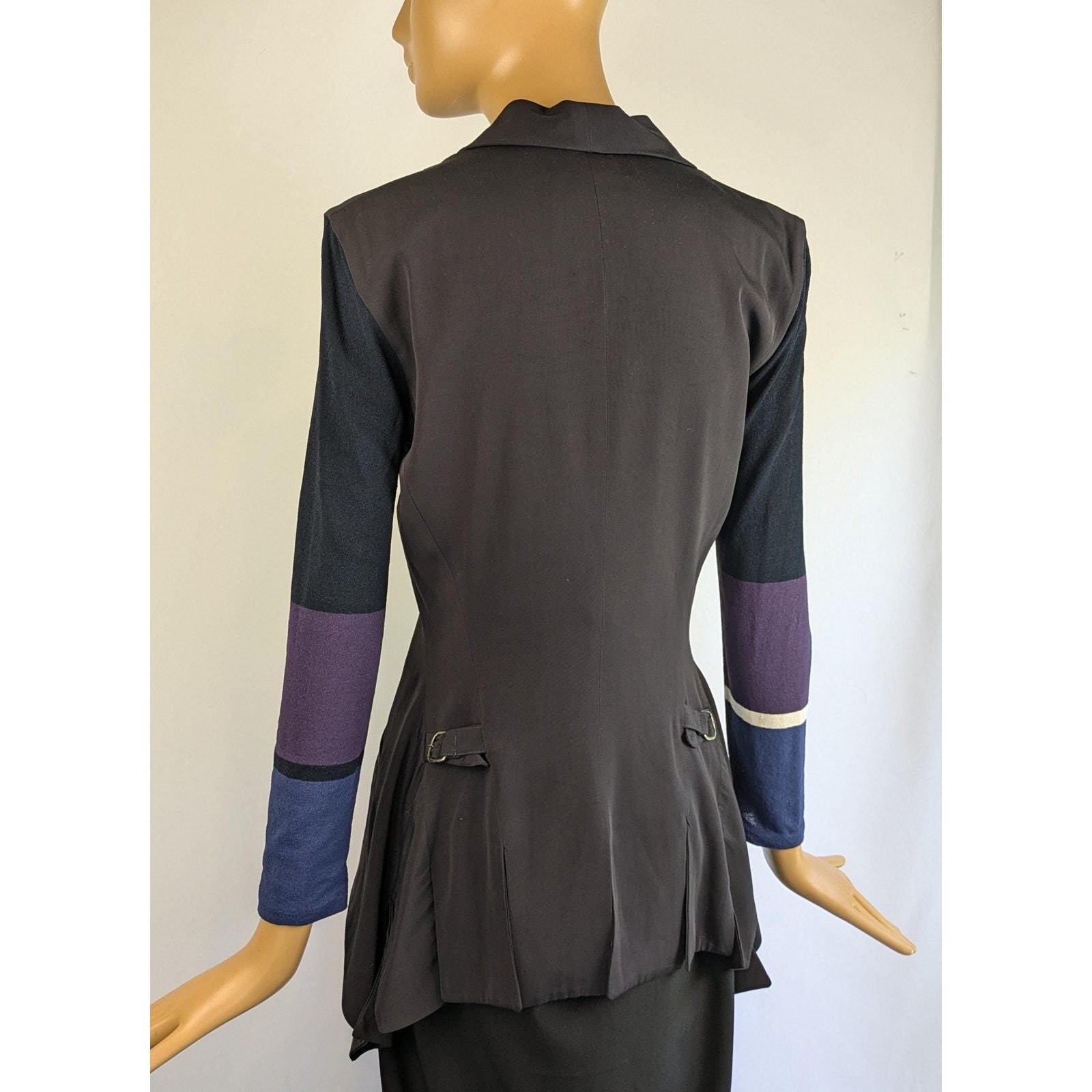 Vintage 90’s Marithe Francois girbaud femme structural blazer long line blazer