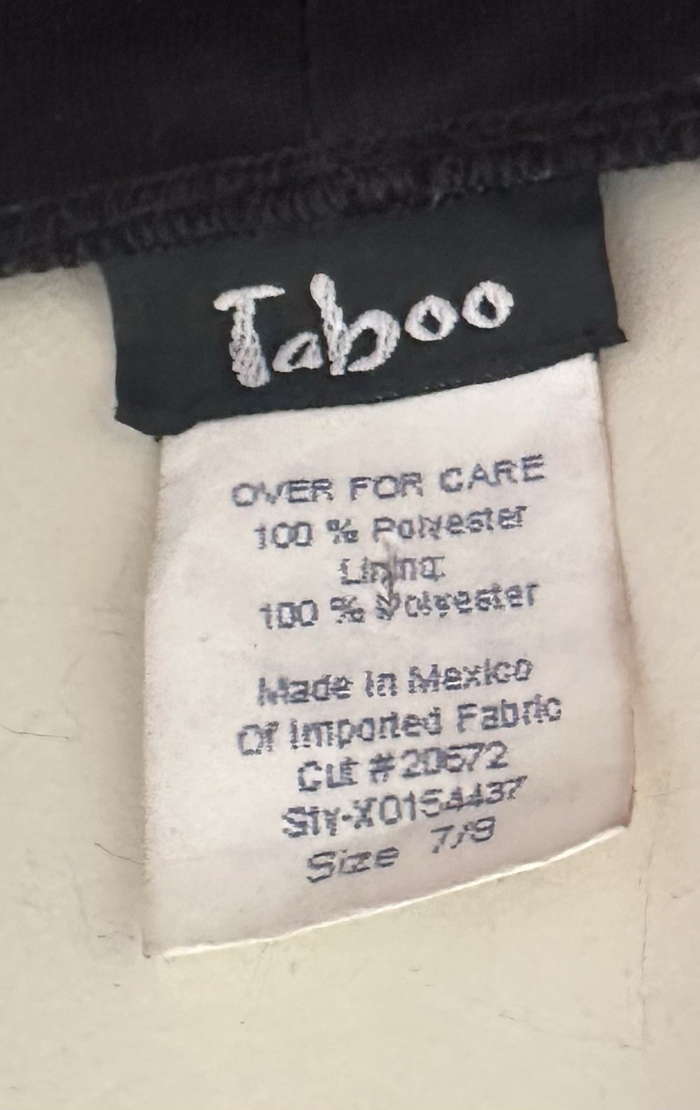 Vintage Y2K Taboo Black Chiffon Halter Evening Mini Dress Sz 7/8