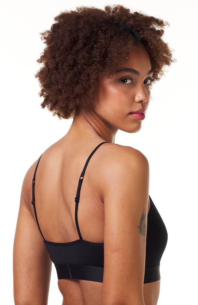 Comfyballs Womens Comfycel Crop Bra – Black