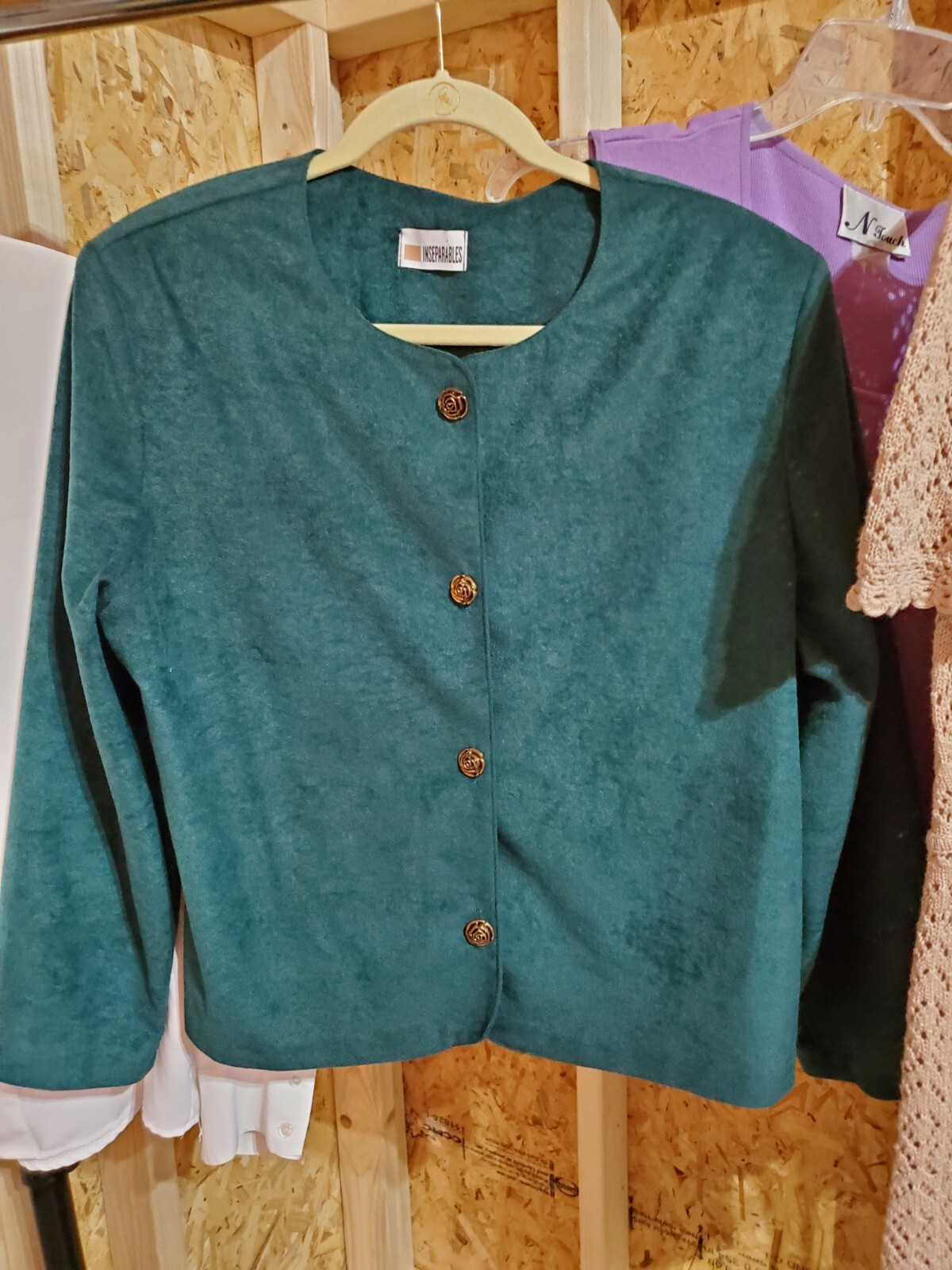 Lot of 5 Vintage Women By N Touch Etc Size XL BLOUSES 4 and 1 Bathing Cover