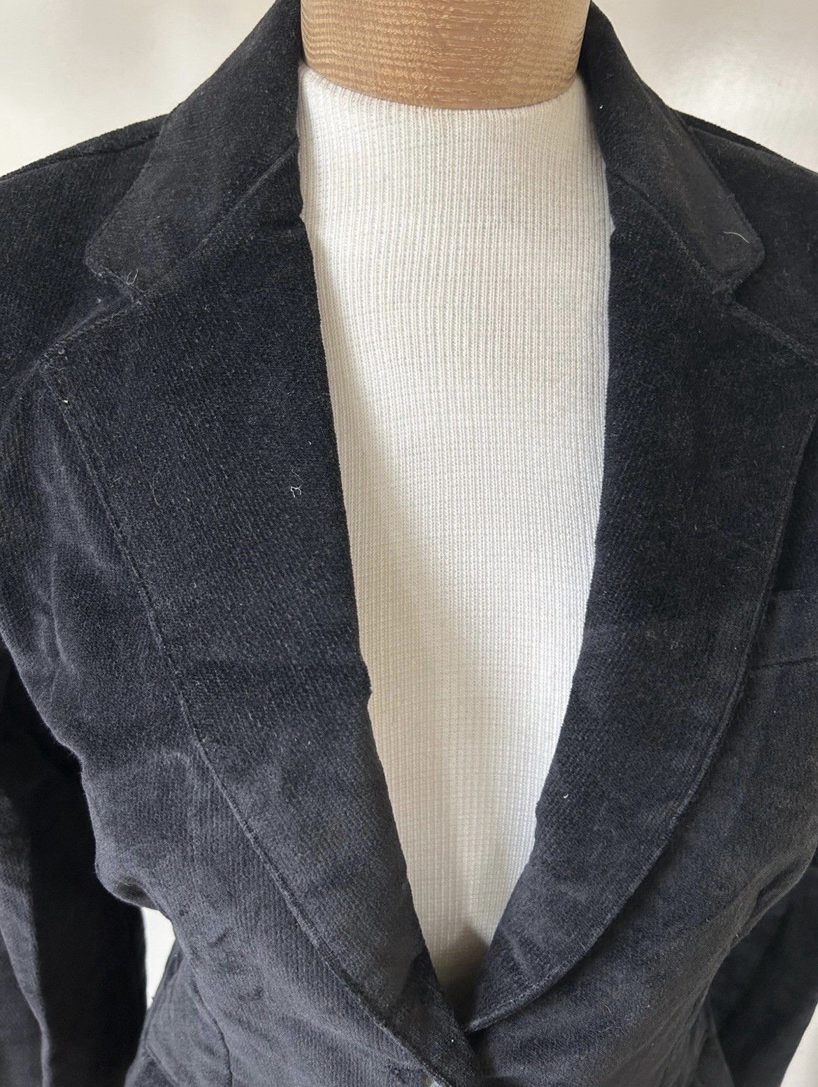 Vintage 1970s Wrangler black velvet riding jacket, juniors size 13