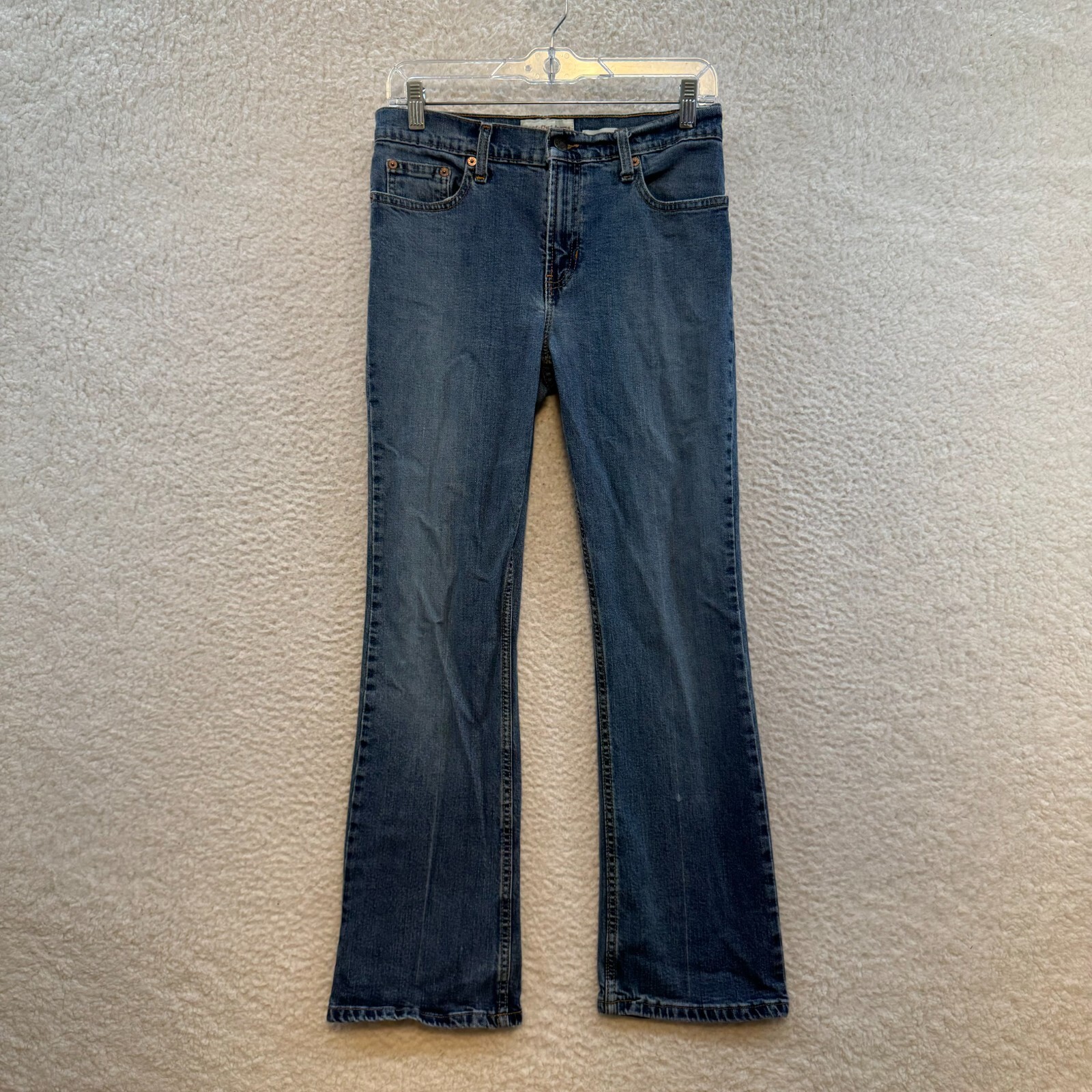 Y2K Vintage Old Navy Jeans 6 27 Short Petite Bootcut Flare Denim Stretch
