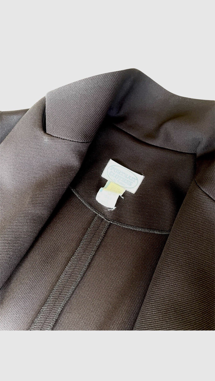 Vintage Suit PORTRAIT CLOTHES BY BARCO COFFEE BROWN Travel Business Blazer