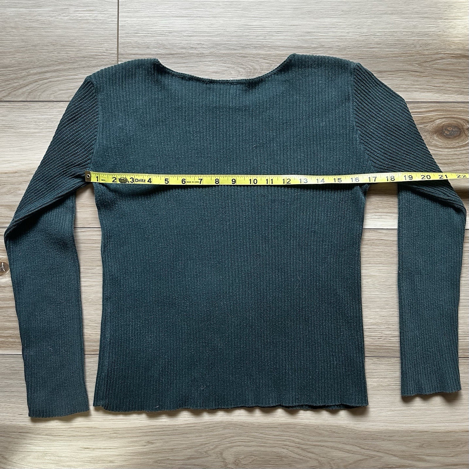 Nuovo County Seat Shirt Womens Medium Green Long Sleeve Vintage Top