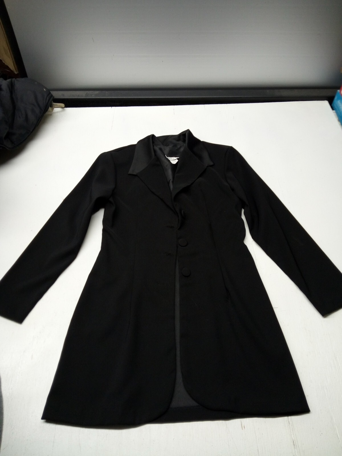 Vintage Alyn Paige 2 Piece Dress Suit Made In USA Size 7/8 Black