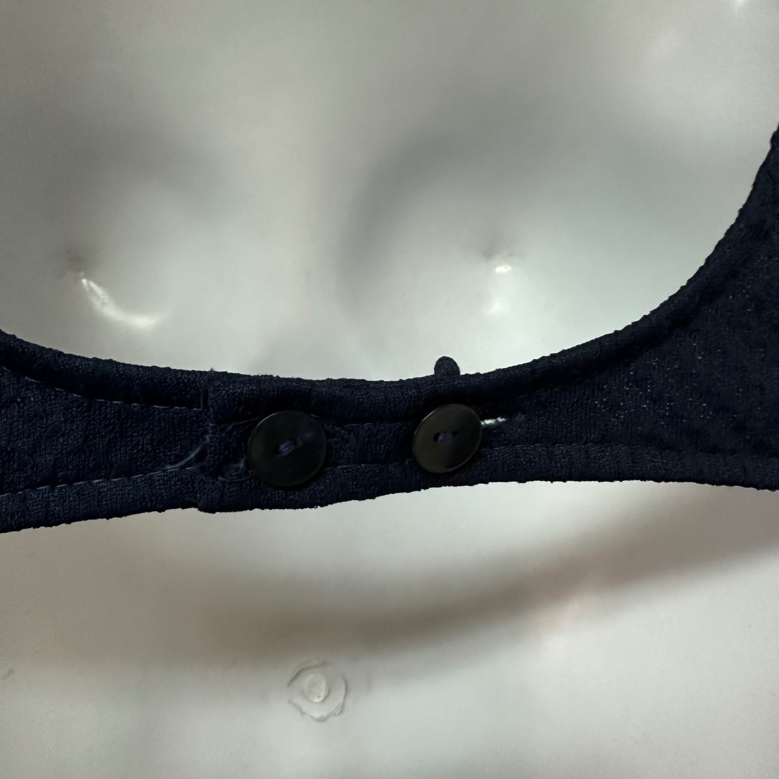 Vintage Cole of California Navy Blue White Trim Two Piece Swimsuit Size 8 C4181
