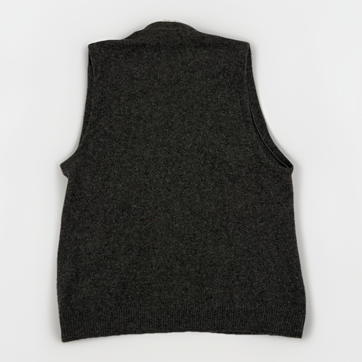 Vintage Dover Sweater Vest, Lambs Wool Medium, Gray
