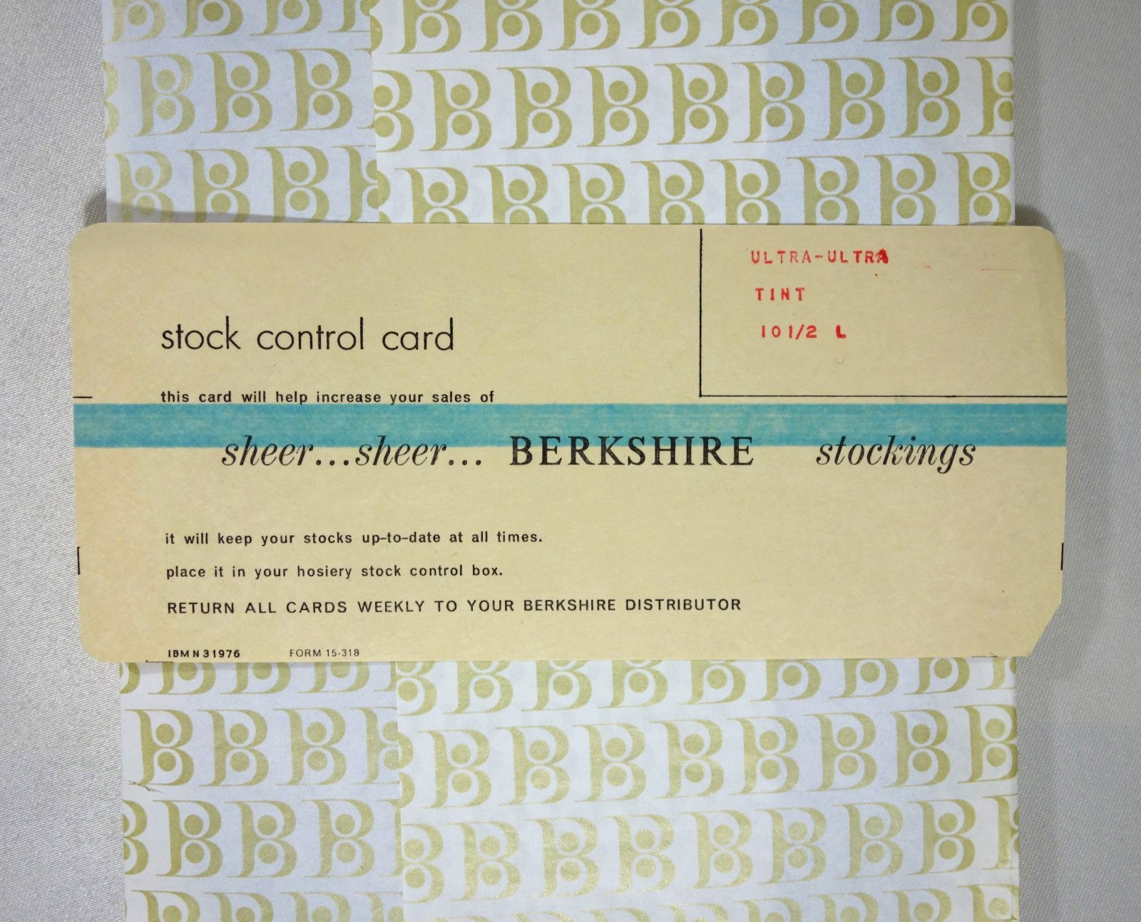 1Pr VINTAGE~BERKSHIRE ULTRASON~ 10.5 X 35″ TALL GIRL DEMI-TOE NYLON STOCKINGS