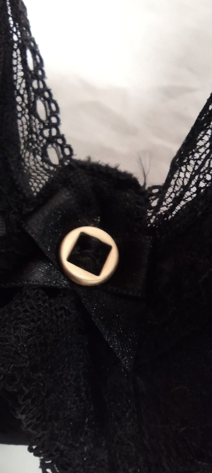 Chantelle Bra 34 DDDD Black UK 34 Fine Lace Cup Sexy Bra EUR 75 G FINE MATERIAL