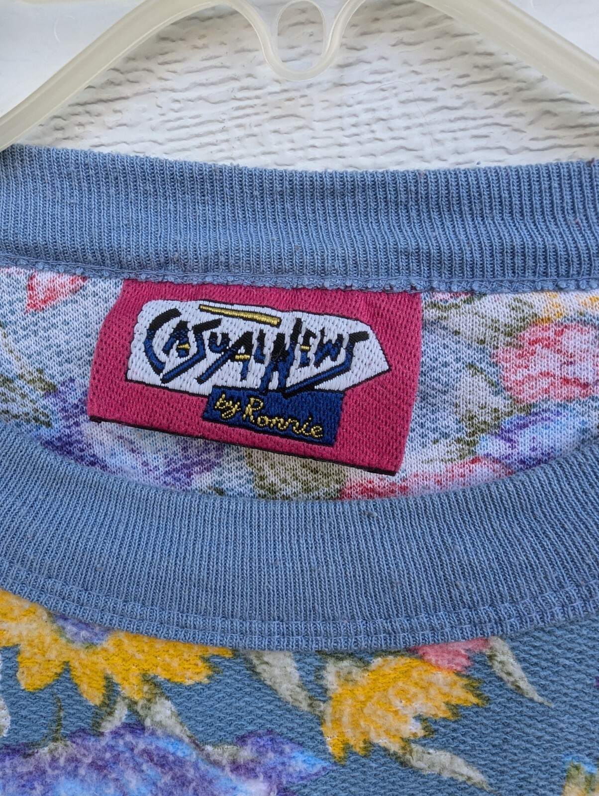 VTG 90s Casual News By Ronnie Floral All Over Pattern Sweater Women Size Medium