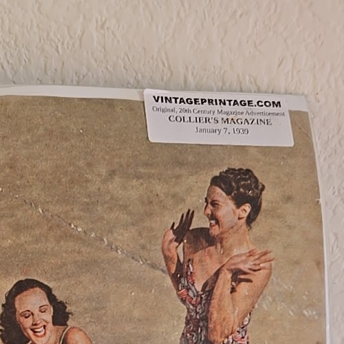 1939 Womens Catalina Swimsuit Magazine Advertisement vintage fashion Swimsuits