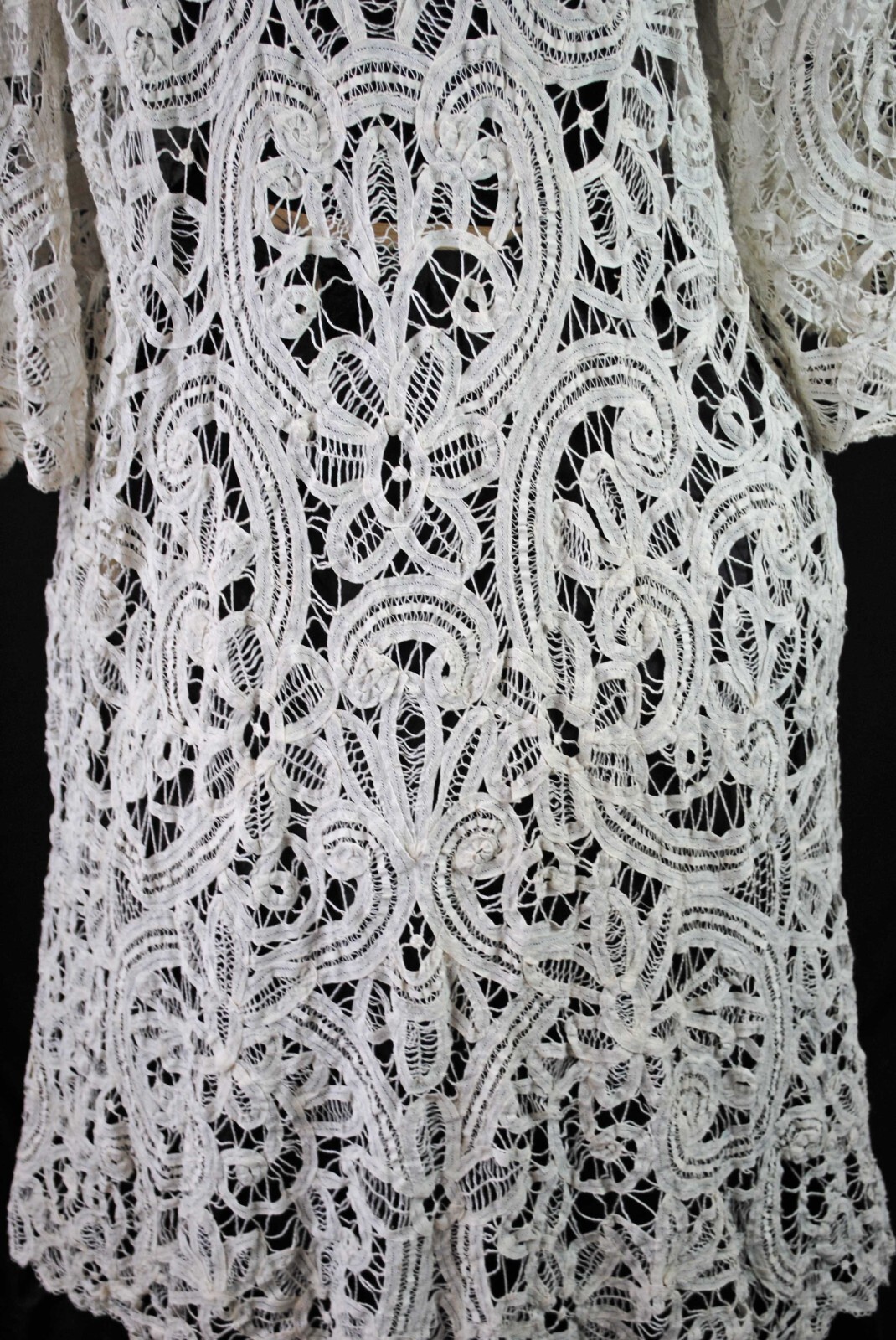 EDWARDIAN BATTENBURG TAPE LACE COAT 1915