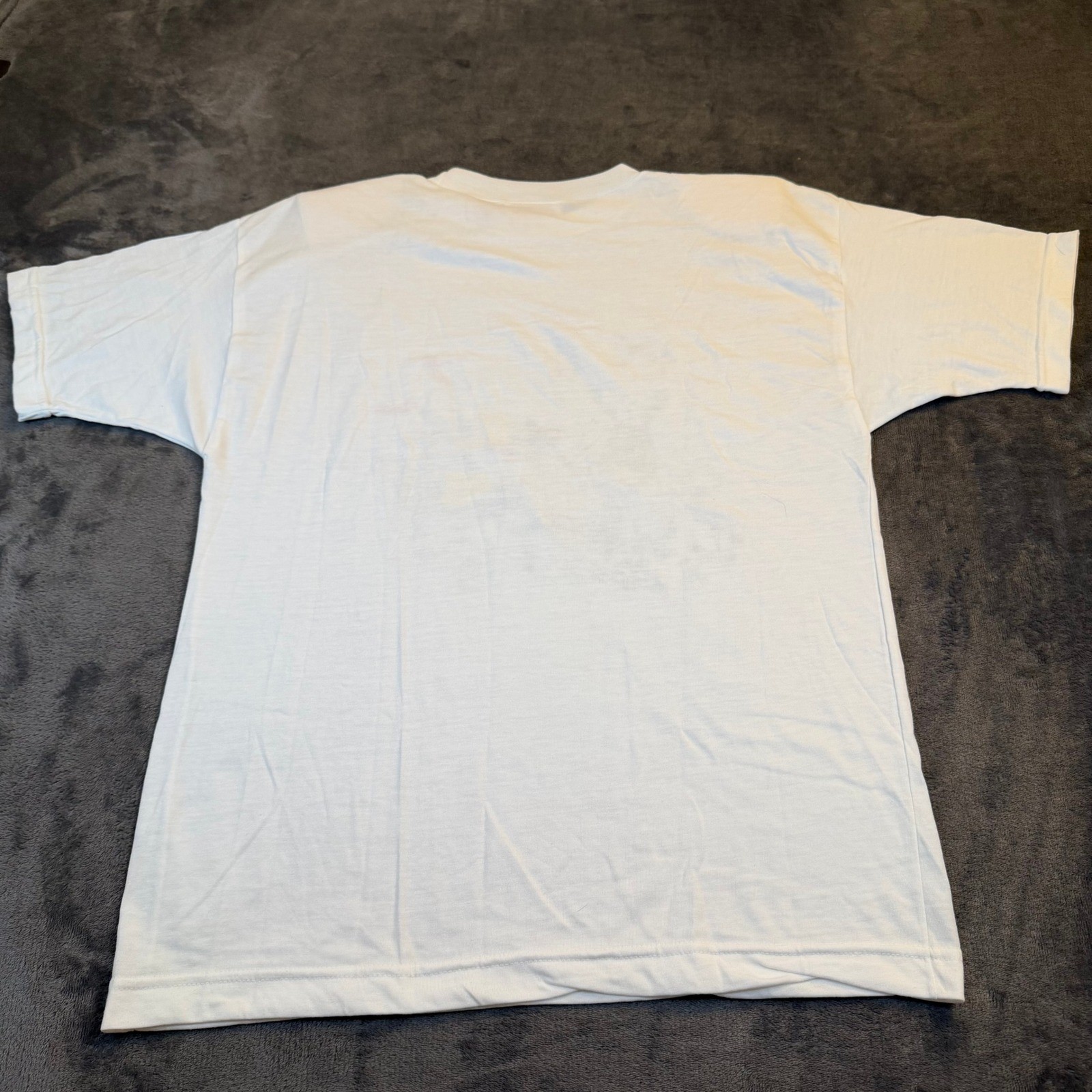Palm Springs Yacht Club Scuba Graphic T Shirt Womens Medium White Beaded Vintage
