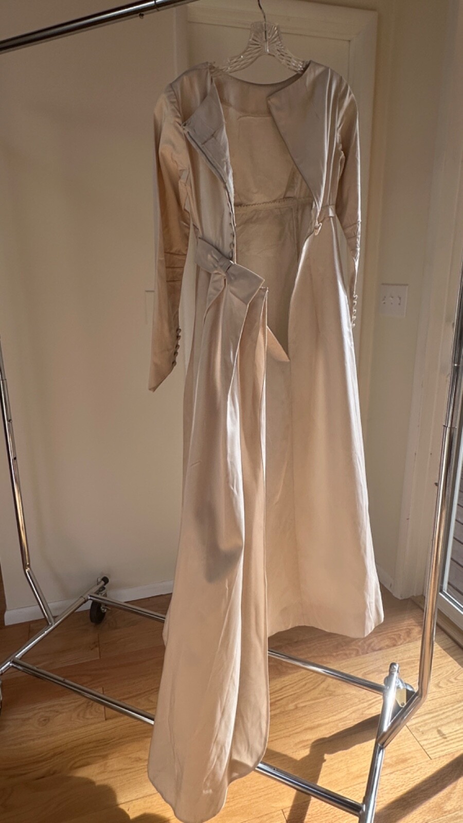 Emma Domb 1960s ivory Wedding Dress Cotillion Debutante Vintage Princess Cut VGC