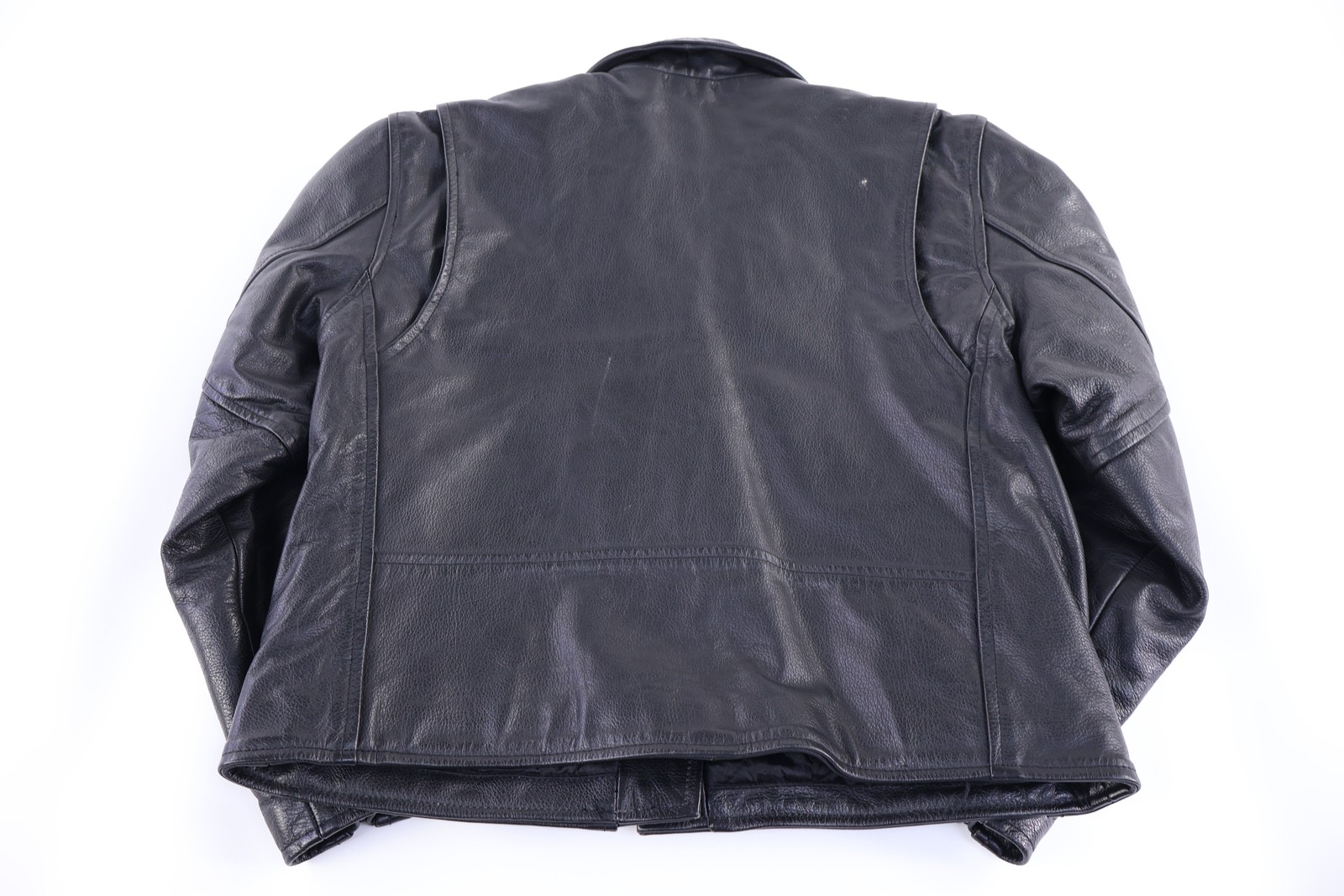 Vintage Z1R Black Leather Full Zip Jacket