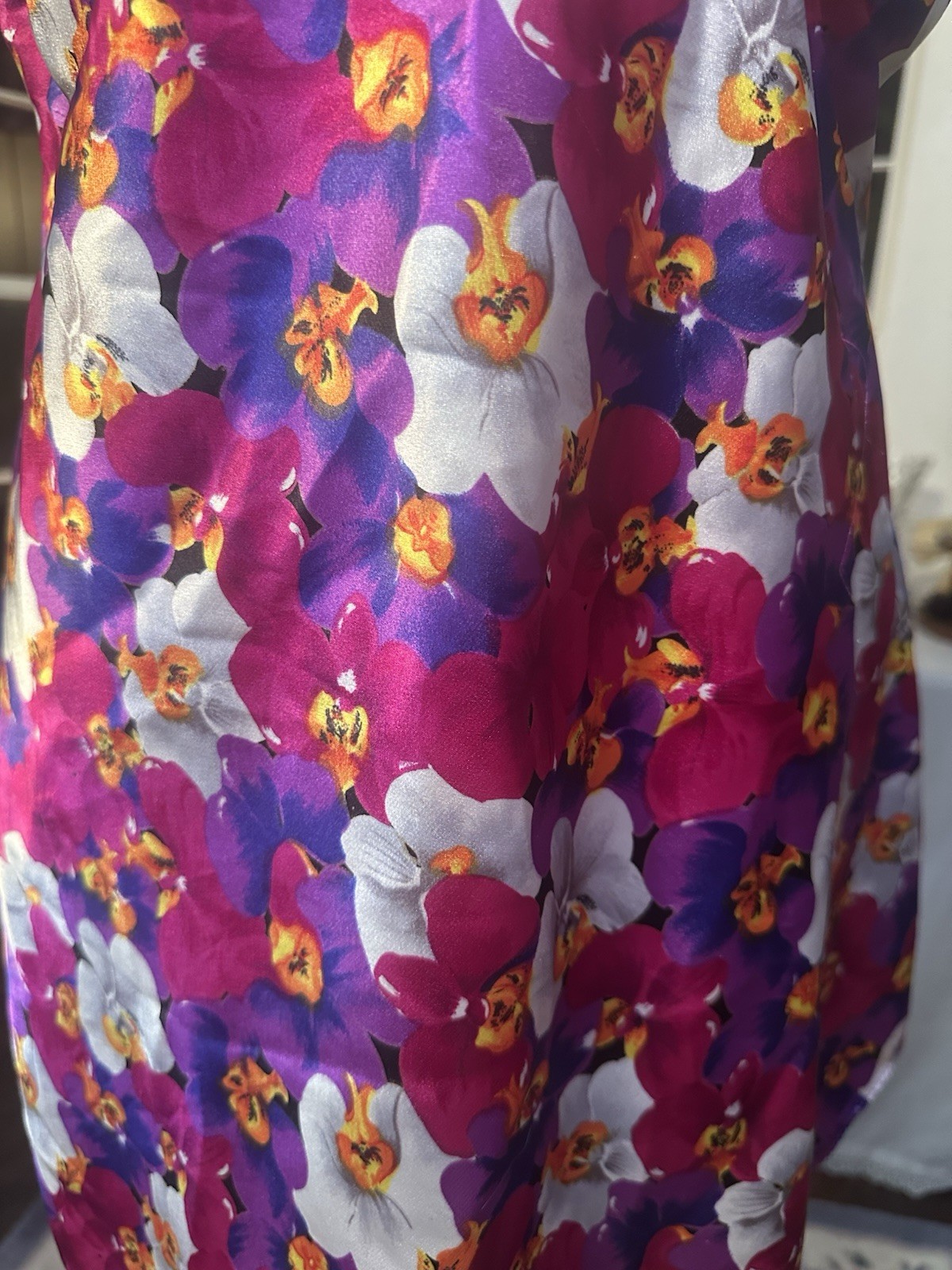 Vintage 90s Floral Nightgown Intimates Lingerie Negligee Pajamas Maryann’s