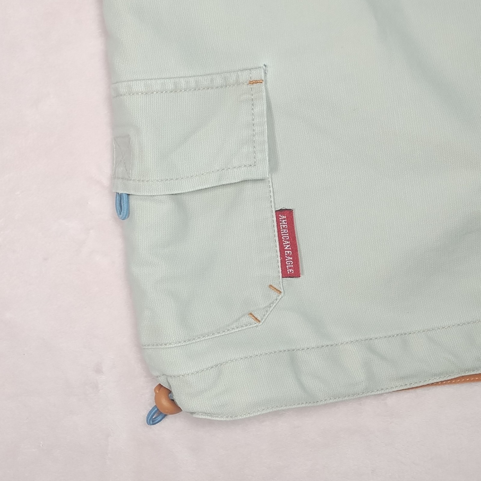 vintage 90s y2k american eagle cargo pocket mini skirt sz 4 gorpcore utility