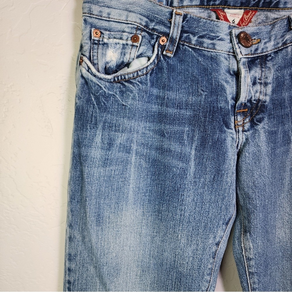 Vintage Lucky Brand Fleur Dream Bohemian Bootcut Jeans Size 6/28