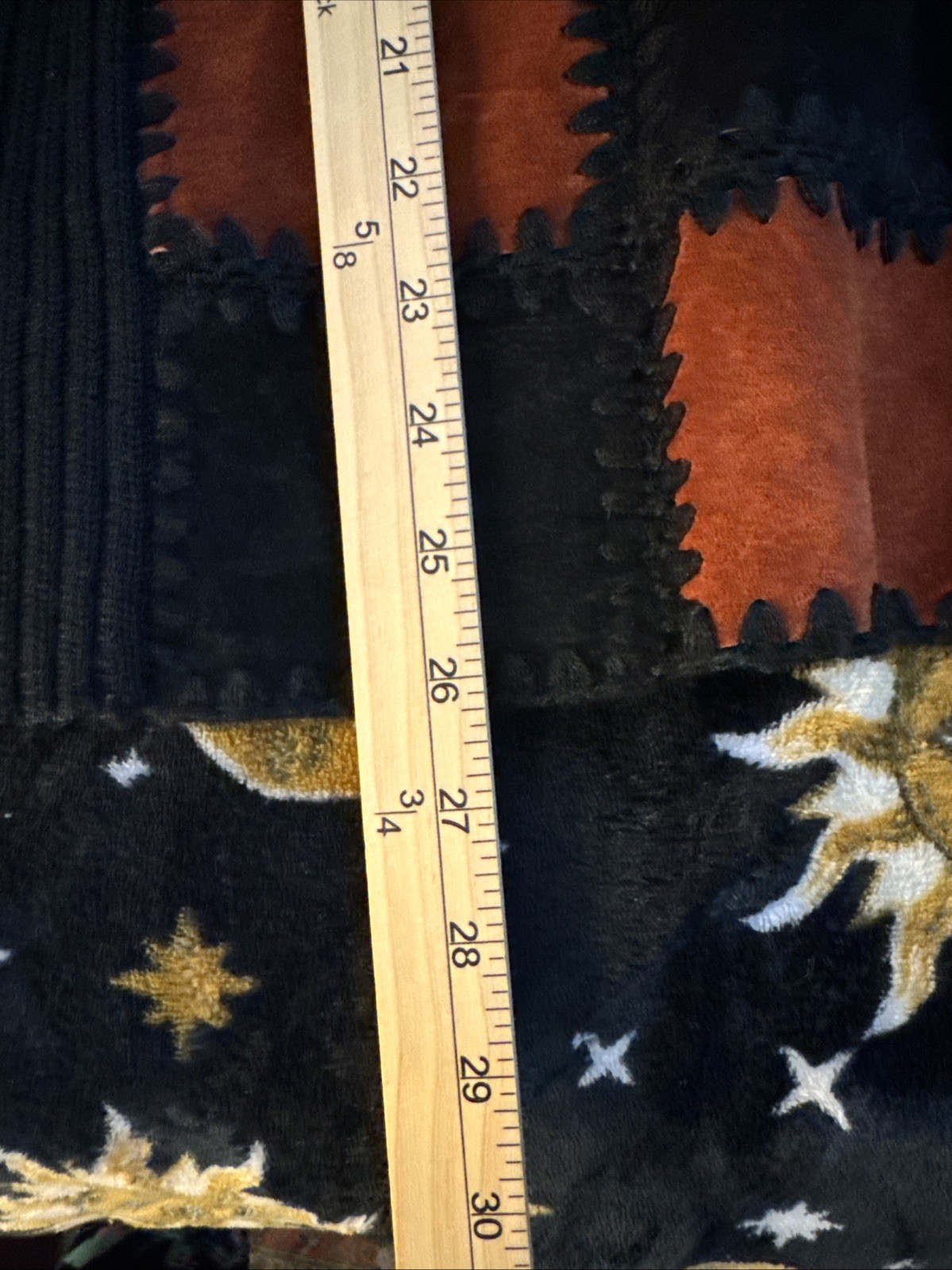 Vintage Designers Originals 1X Leather Patchwork Ribbed Sweater Zipper Retro Y2K