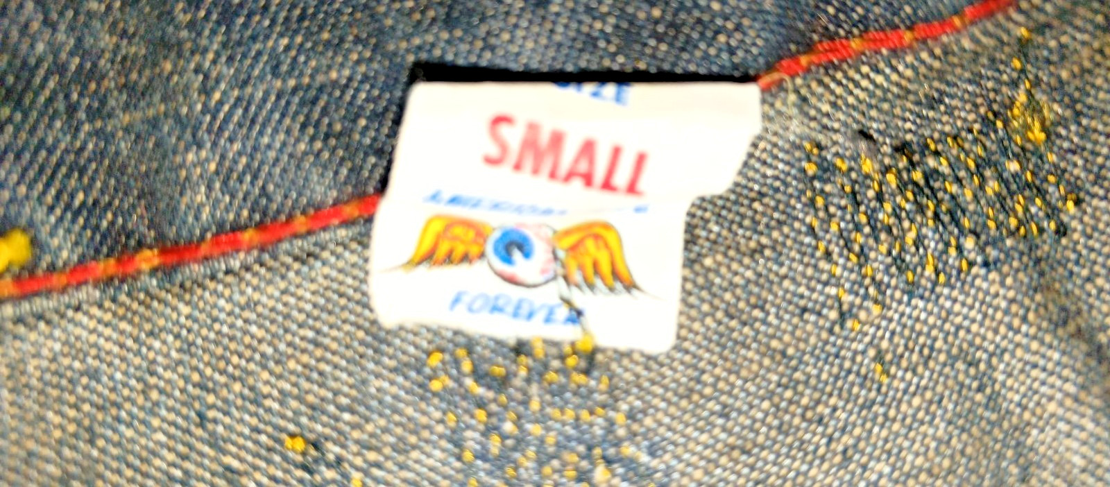 Y2K Vintage Von Dutch Mini Skirt with Pleating and Print
