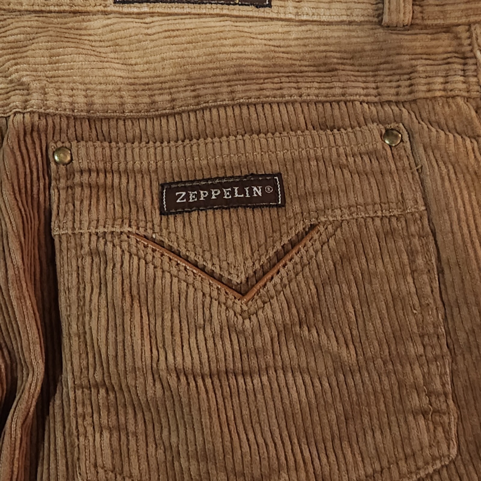 VTG 1970s Zeppelin Straight Leg Corduroy Pants Fits 32×33