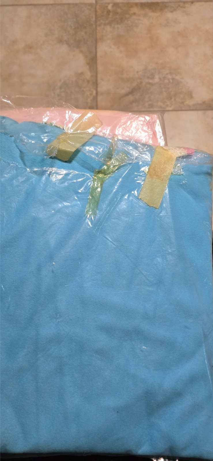 VTG Glencraft Lingerie Blue AngelSkin Nightgown Long Gown NWT Size L Embroidered