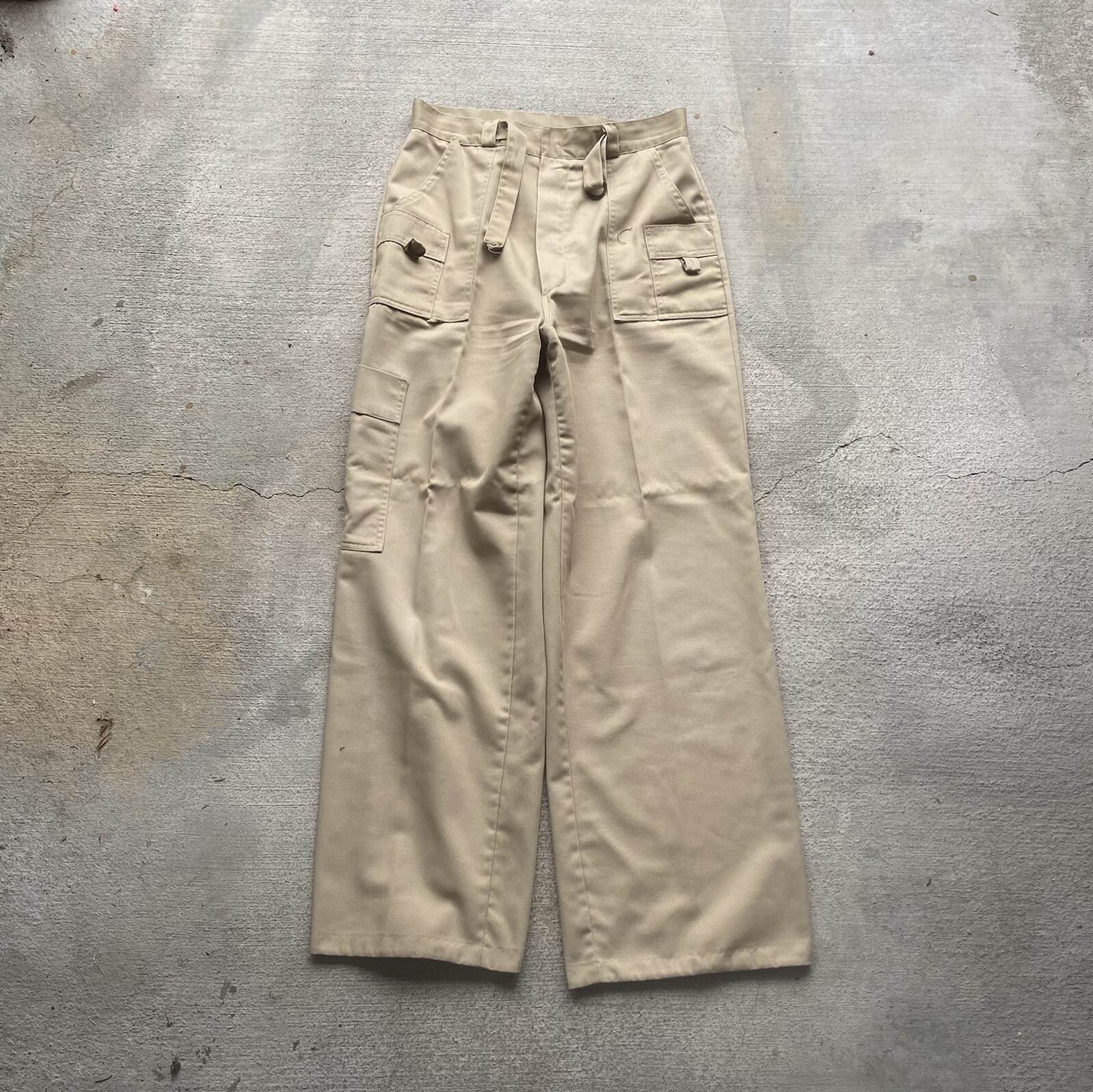 Vintage 80’s Wide Leg Cargo Pants Jnco Raver 30×30