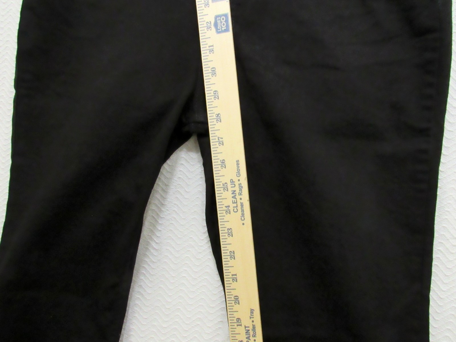 Riders By Lee Vintage Antiqued Black Denim Midrise Bootcut Jeans Women Size 10-p