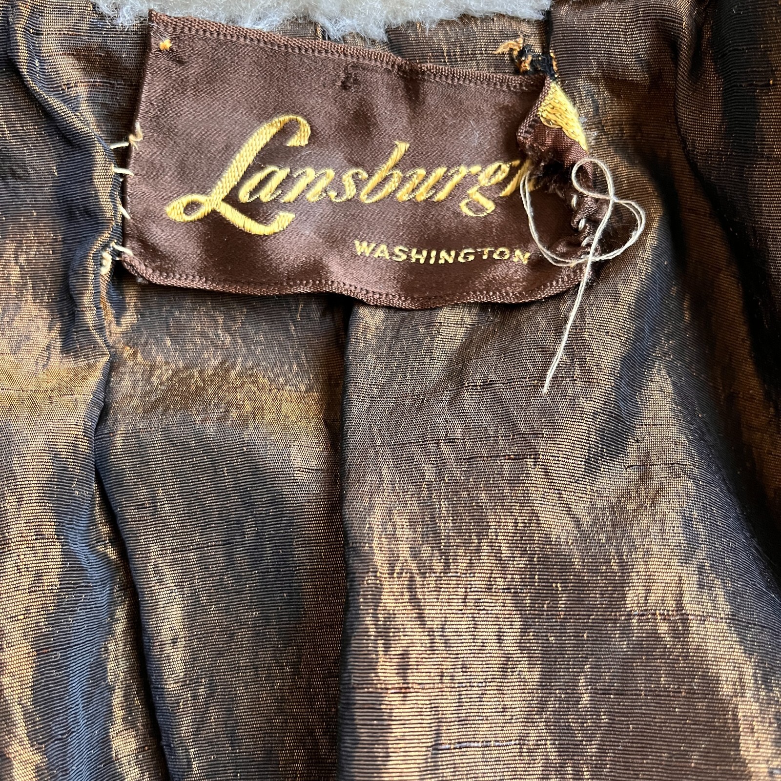 Borgana Deluxe Faux Fur Short Coat Circa 1950 Vintage Coat L-XL