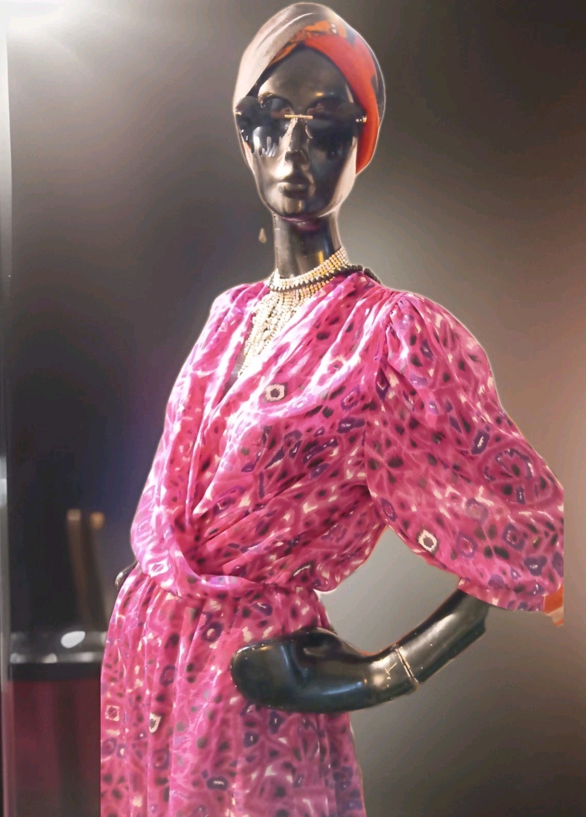 CAROLIN Chiffon Stretch Dress Made In Finland