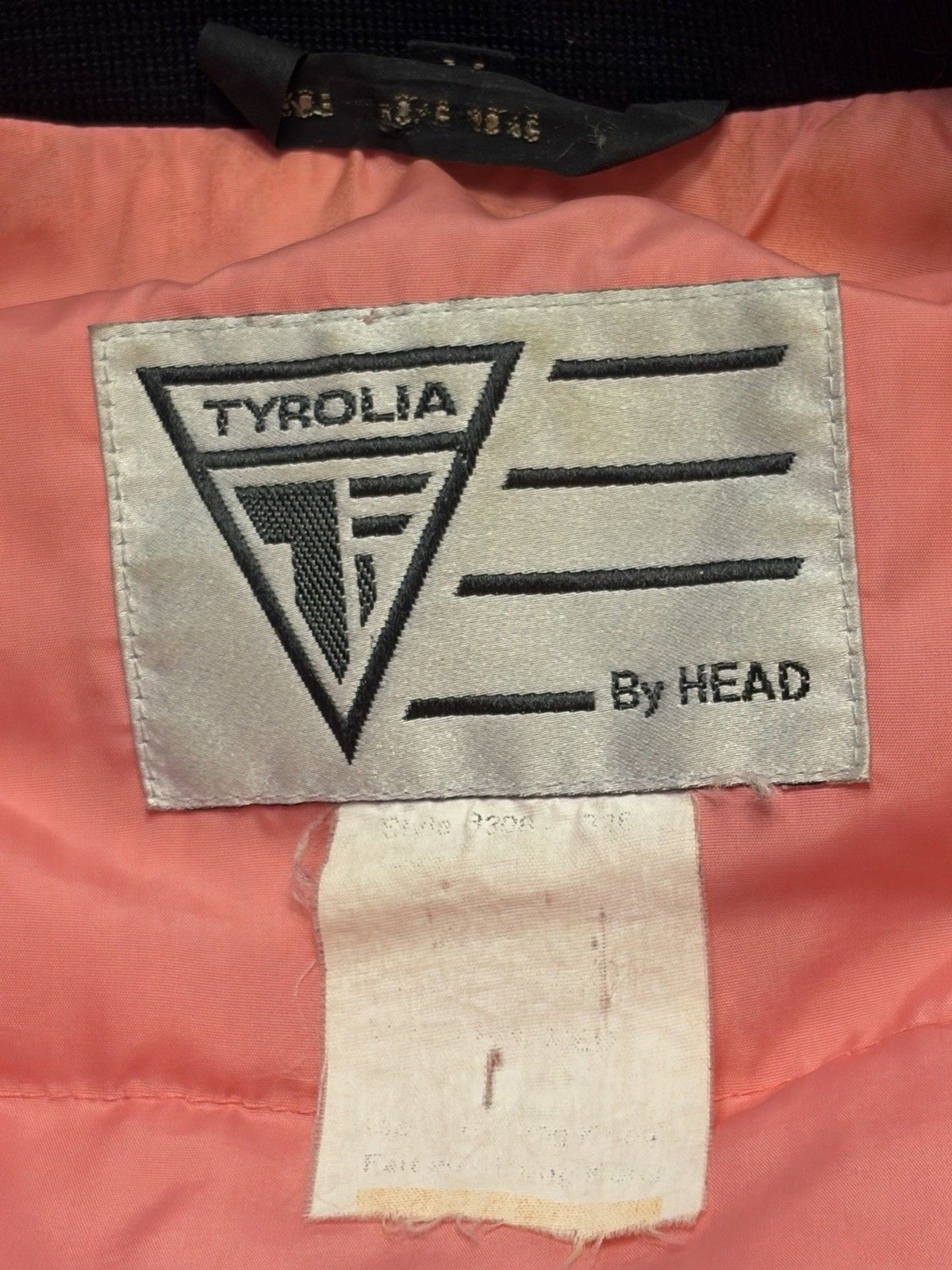 Vtg 80s 90’s Tyrolia By Head Pink Black Block Ski Jacket Sz Ladies M